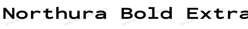 Northura Bold Extra字体转换